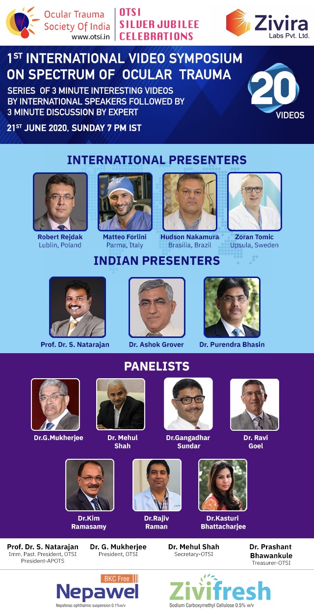 1st International Video Symposium on Spectrum of Ocular Trauma